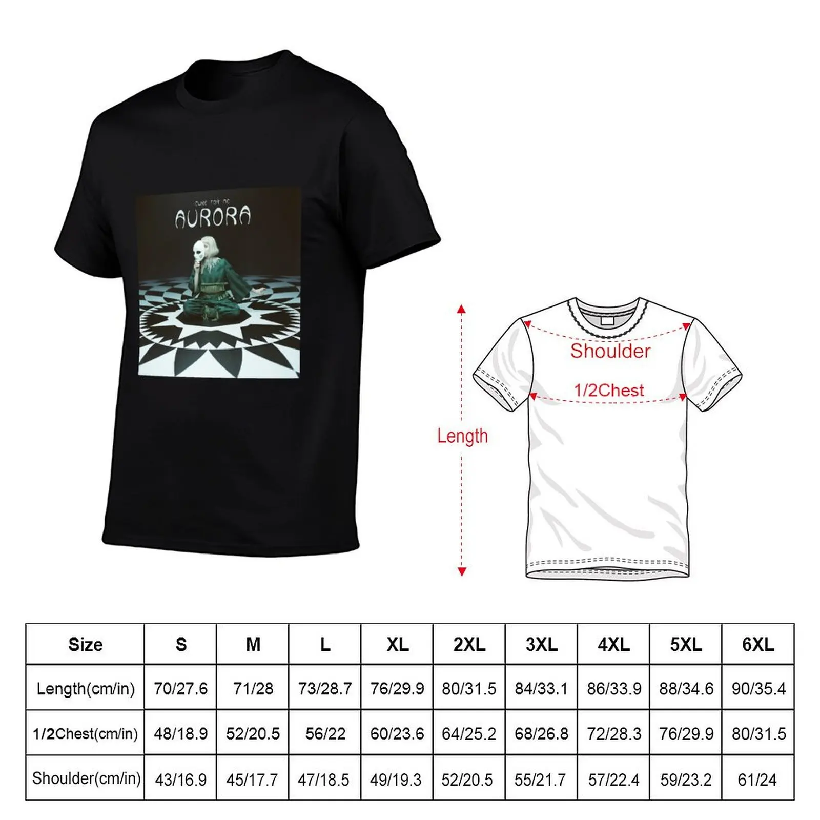 Aurora Cure For Me album cover T-Shirt anime tshirt t shirt personalised T-Shirt