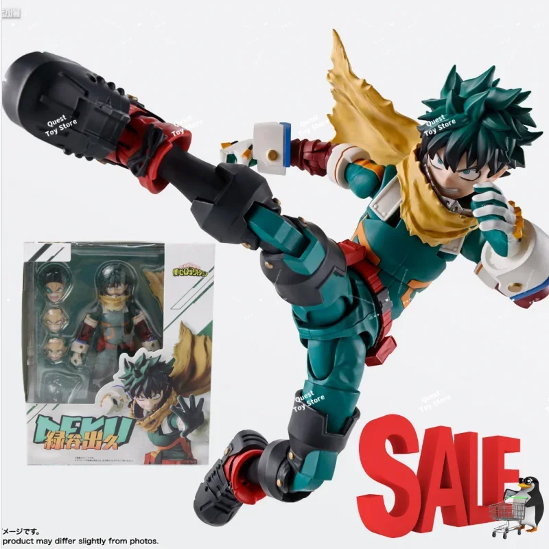 HOT Anime MHA Figure Midoriya Izuku Action Figures PVC Midoriya Izuku Models Desktop Ornament Izuku Midoriya Figurine Toys Gift 15cm