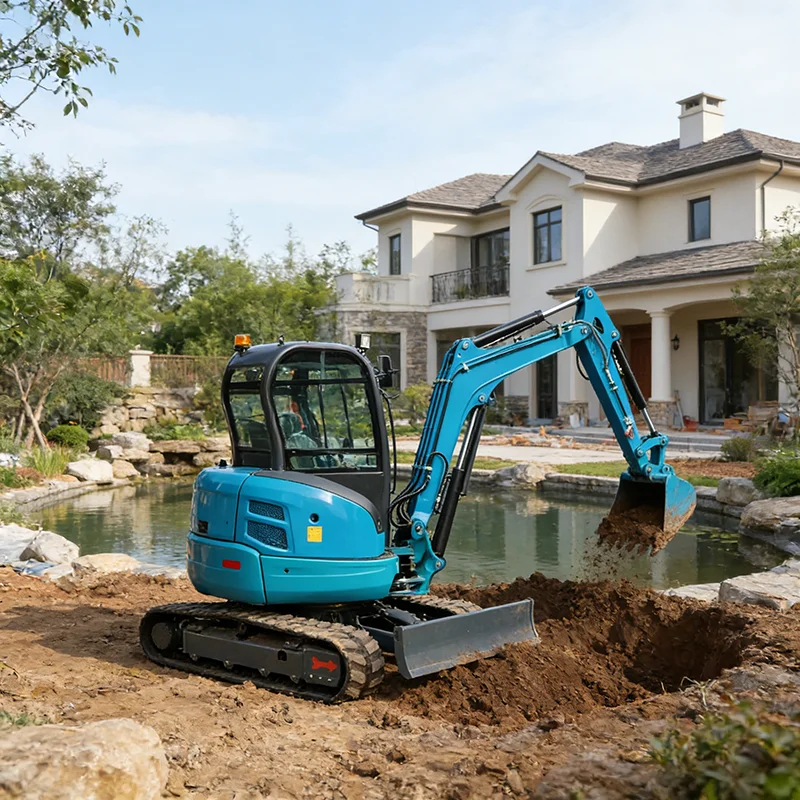 

Heavy Duty Compact Track Loader Style Excavator for Land Clearing and Grading Operations