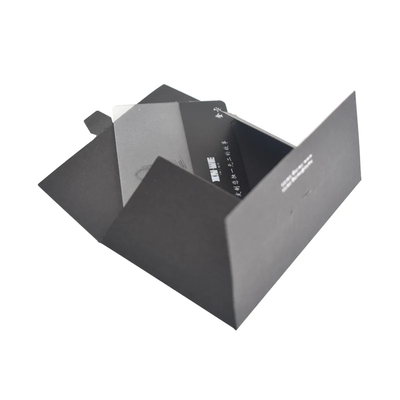 Black Envelopes Manufacturers silk Printing Gift Card Holders Sleeves Envelopes with luxury papers