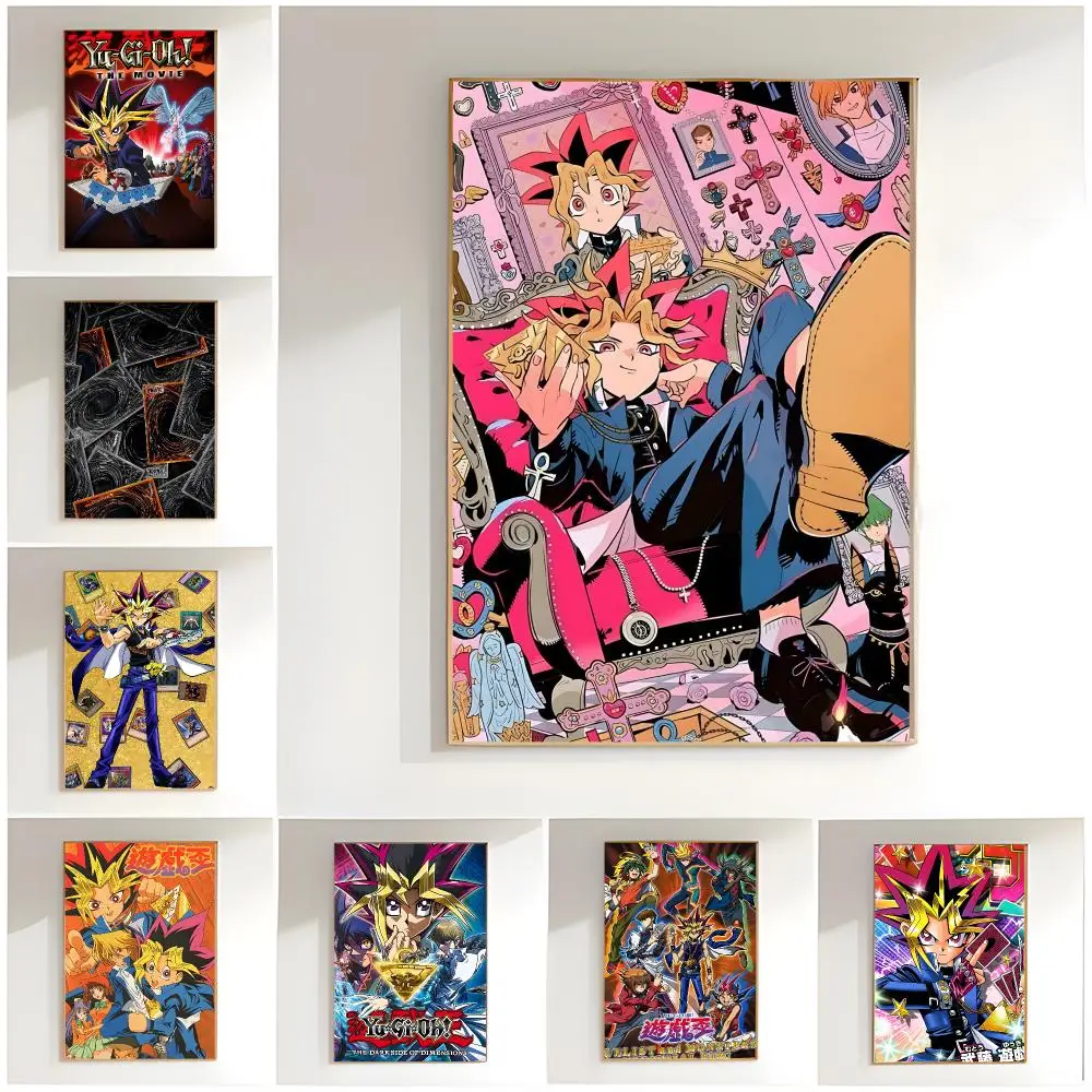 classic anime y-yu-gi-oh Poster Classic Wall Art  Home Decor  Peel and Stick Unframed