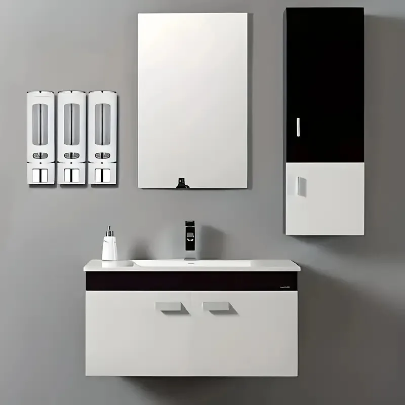 

Shower and Lotion Dispenser Waterproof Shampoo Shower Gel Container Wall Mount Liquid Dispensing Bottle Bathroom Accessories