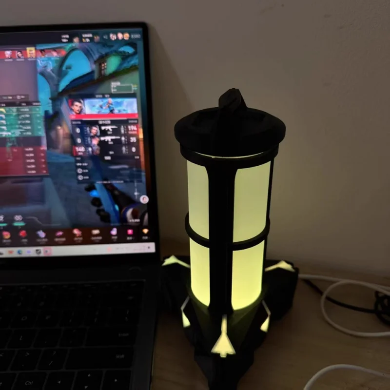 Valorant-luz con punta periférica creativa, luz de ambiente, caja de luz colorida, decoración de dibujos animados para habitación y dormitorio, juguete de regalo
