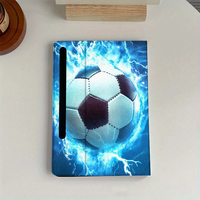 

Football Art Popular Pattern For Samsung Galaxy Tab S6 S7 S8 S9 S10 FE Plus Lite Soft Flexible Support Tablet Case Gift