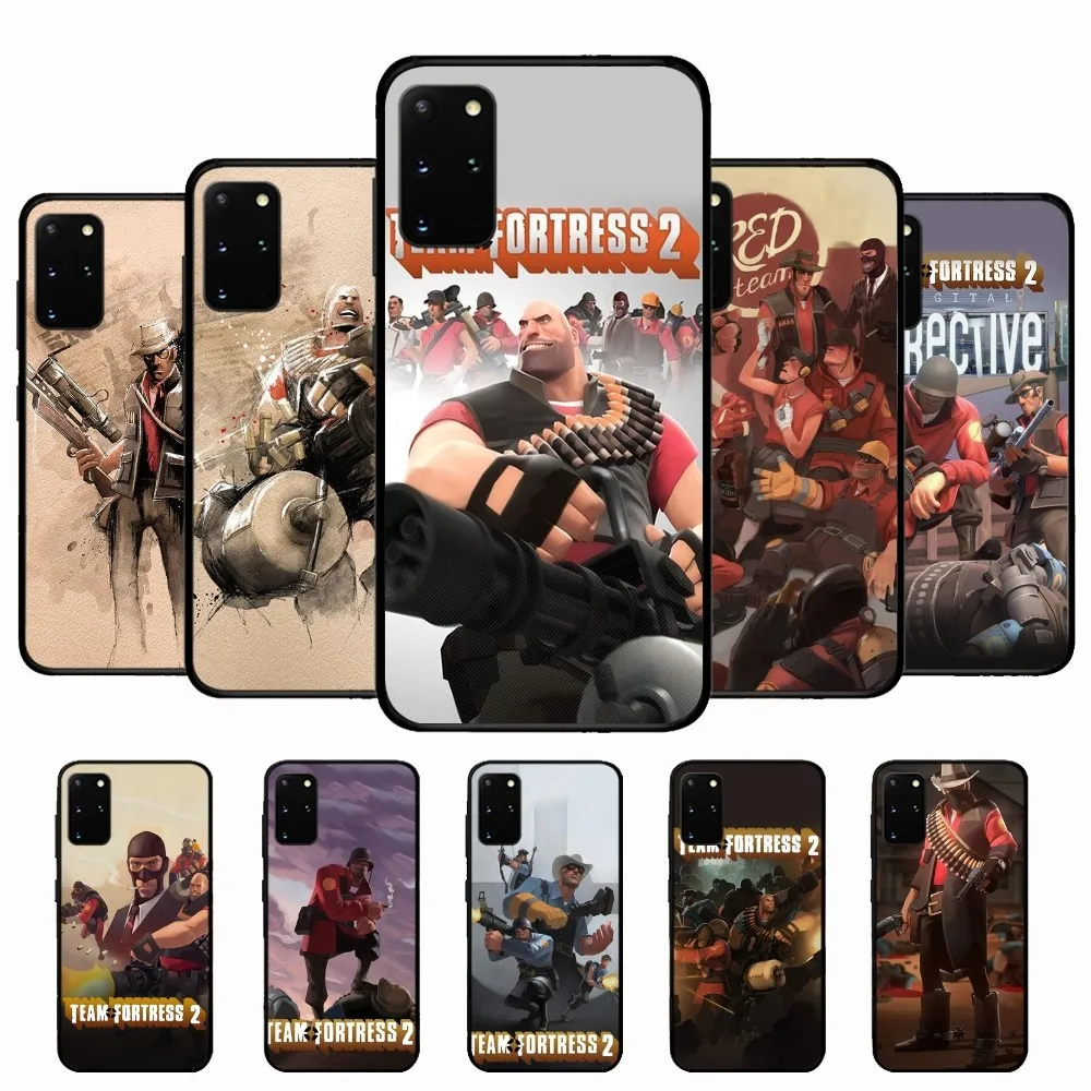 Etui na telefon Video Team Game Fortress 2 Silicone PC+TPU do Samsung S10 20 30 22 23 24 Plus Lite Ultra Cover