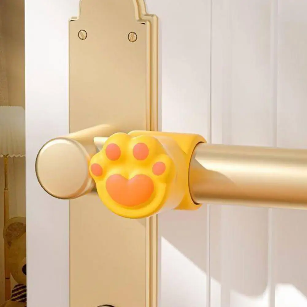 Anti-collision Pad Door Handle Bumper Silicone Flower Door Bumper Adhesive-free Handle Stopper Soft Shock Absorbing Wall