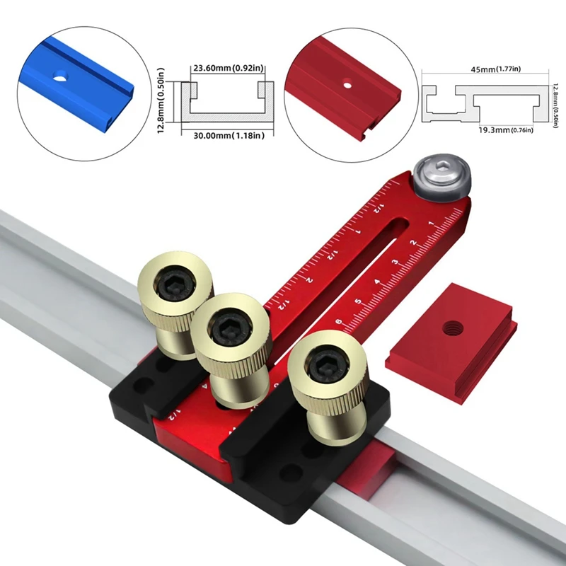 Extended Rip Jig Table Saw Jig Stock Guide Precision Fence Guide For Making Repetitive Narrow Strip Cuts On Table Saws Durable