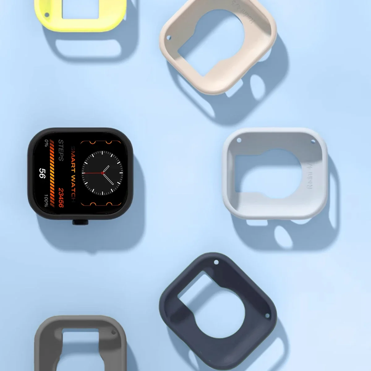 حافظة لساعة Redmi Watch 4 5 غطاء حماية من السيليكون الناعم المجوف ملحقات حماية الساعة