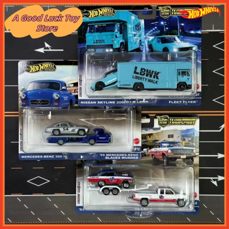 

Hot Wheels Premium Car Culture Team Transport Series Hrv Dual Car Set Collectible Car Model Collection Kids Toys Birthday Gifts