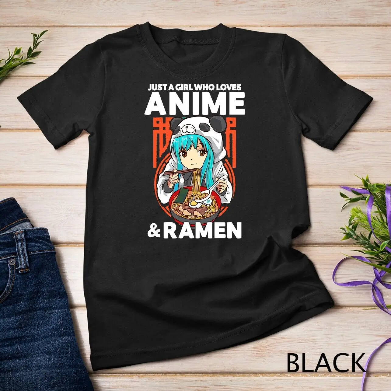 T-shirt para homens e mulheres, unisex t-shirt com design de anime, que é a menina que é a menina que é o muito, muito bom como presente