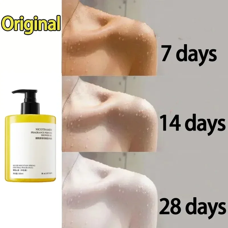 Niacinamide Body Wash Bleach Skin Whitening Whole Body Brightening Deep Cleansing Exfoliating Dark Skin  500ml