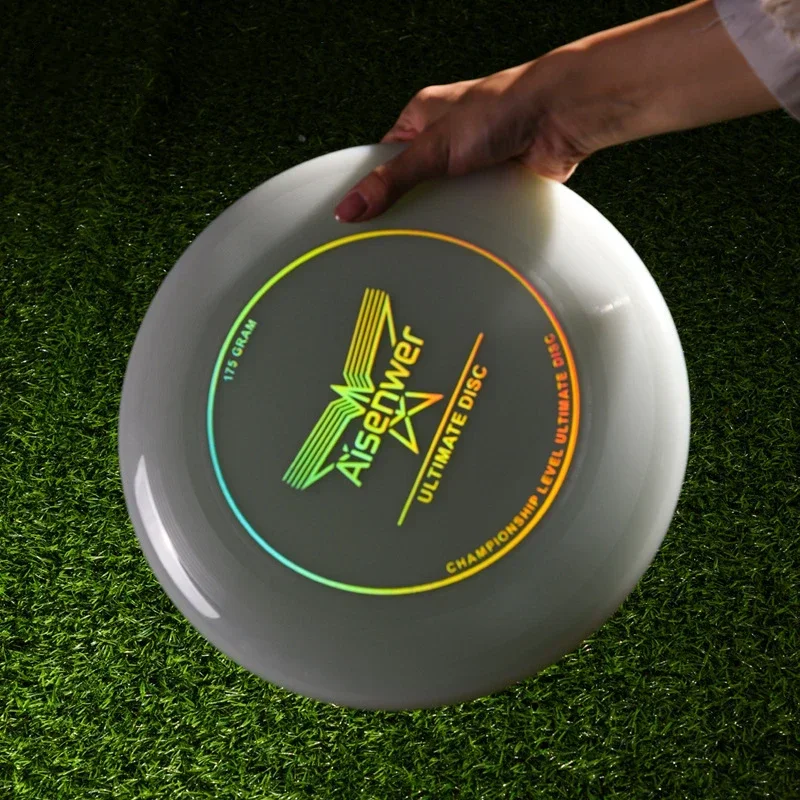 Ultimate Nightlight Flying Discs 175g Noctilucent Swirling Flying Saucer for Adult Teens Beach Backyard Camping Outdoor Sports