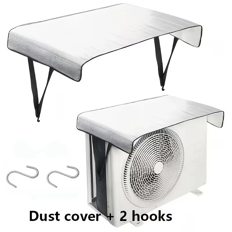 1PC Outdoor Rainproof Air Conditioning Cover Air Conditioner Waterproof Dust Cover Washing Anti-Dust Anti-Snow Cleaning Bag