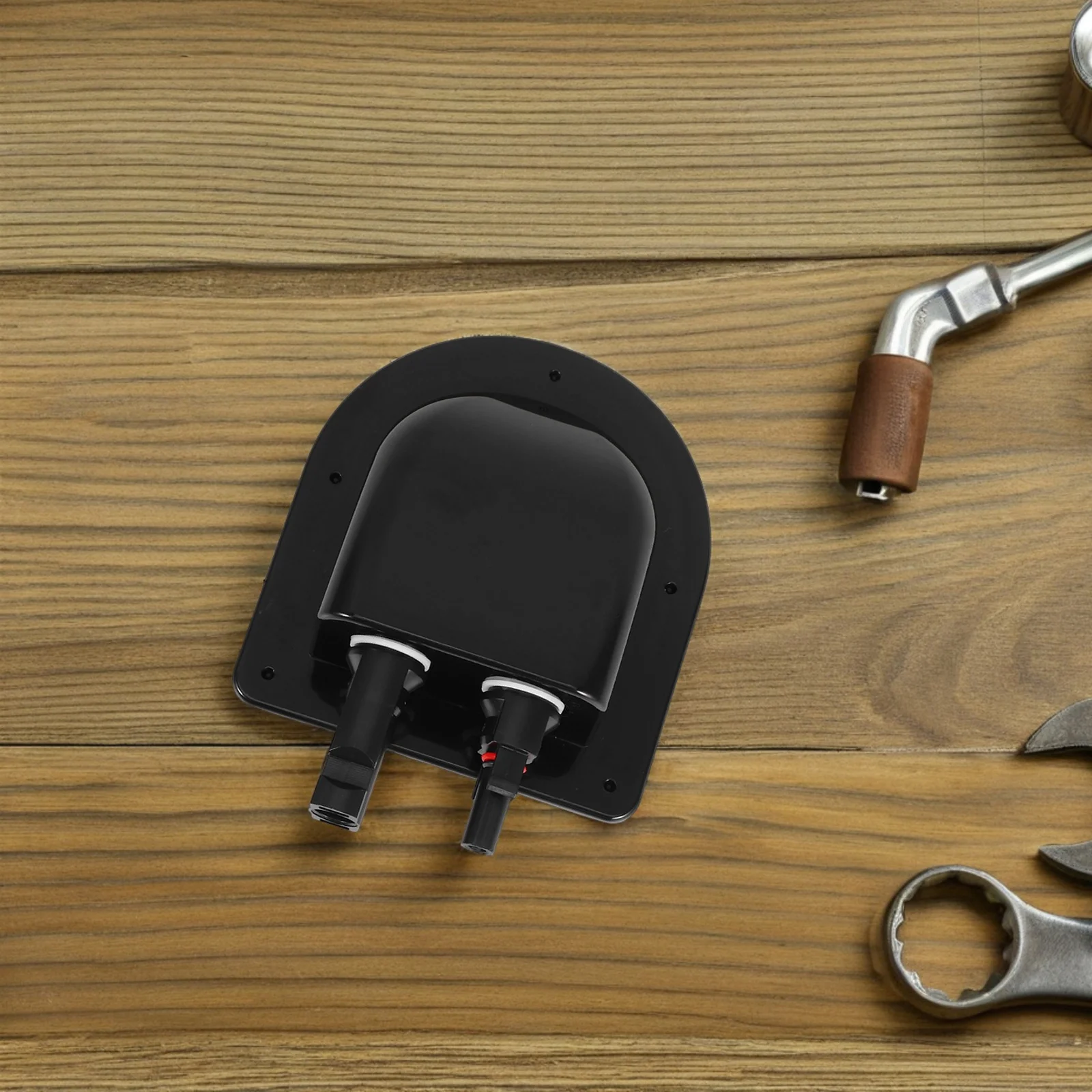 

Photovoltaic Connector Waterproof ABS Junction for RV Solar Panel Installation Outdoor Plug Box Weatherproof Wire Connectors