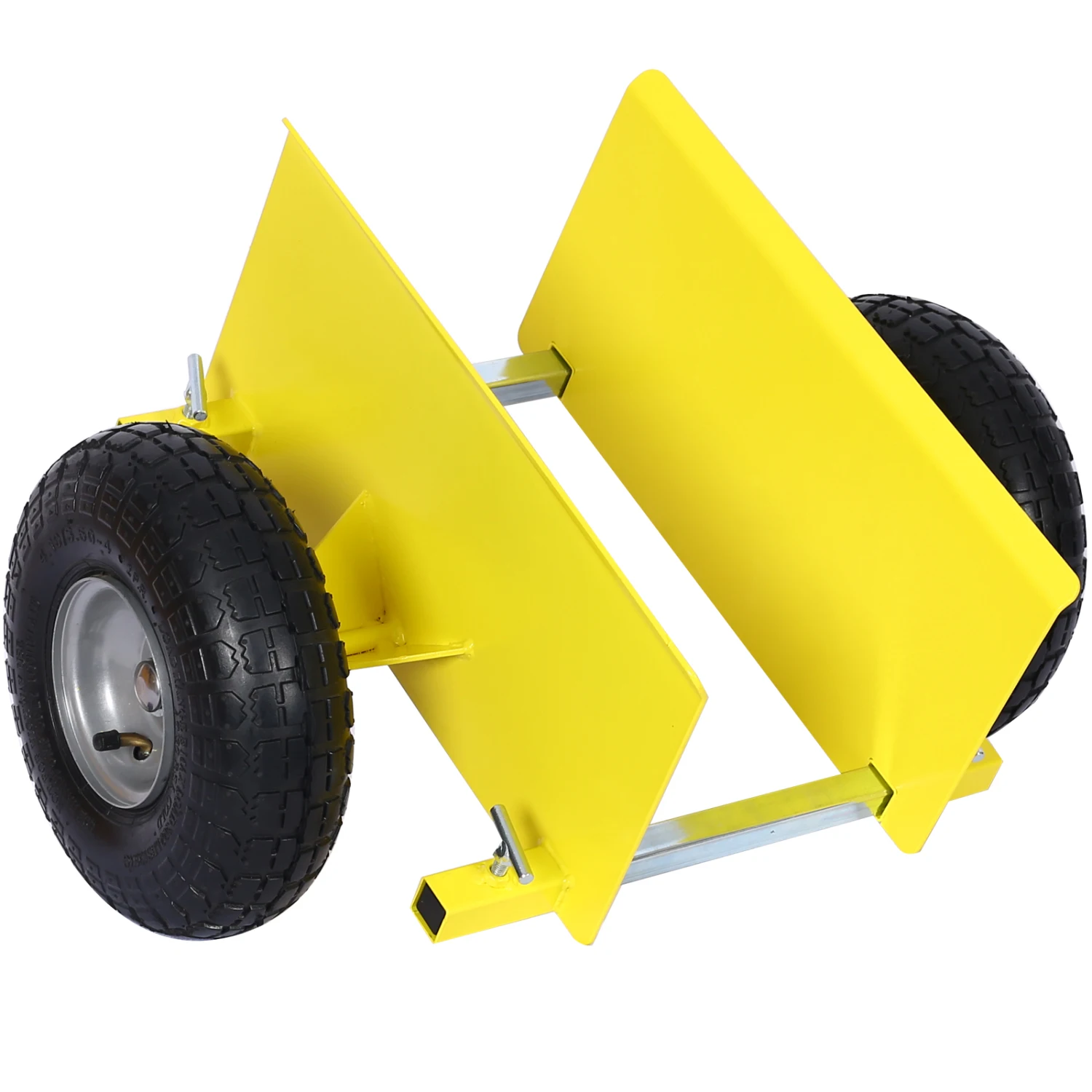 

600lb Panel Dolly , 10in. Pneumatic Wheels,yellow