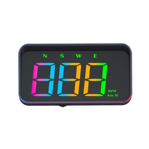 Kopf -up -Autoanzeige, HUD M2S -Auto, Windschutzscheibentachometer mit Geschwindigkeit, automatische Lichterkennung, Kilo -Geschwindigkeitseinheit -Anzeige 10 Hauptverkaufsmeile Leuchtturm für Corsa - №7