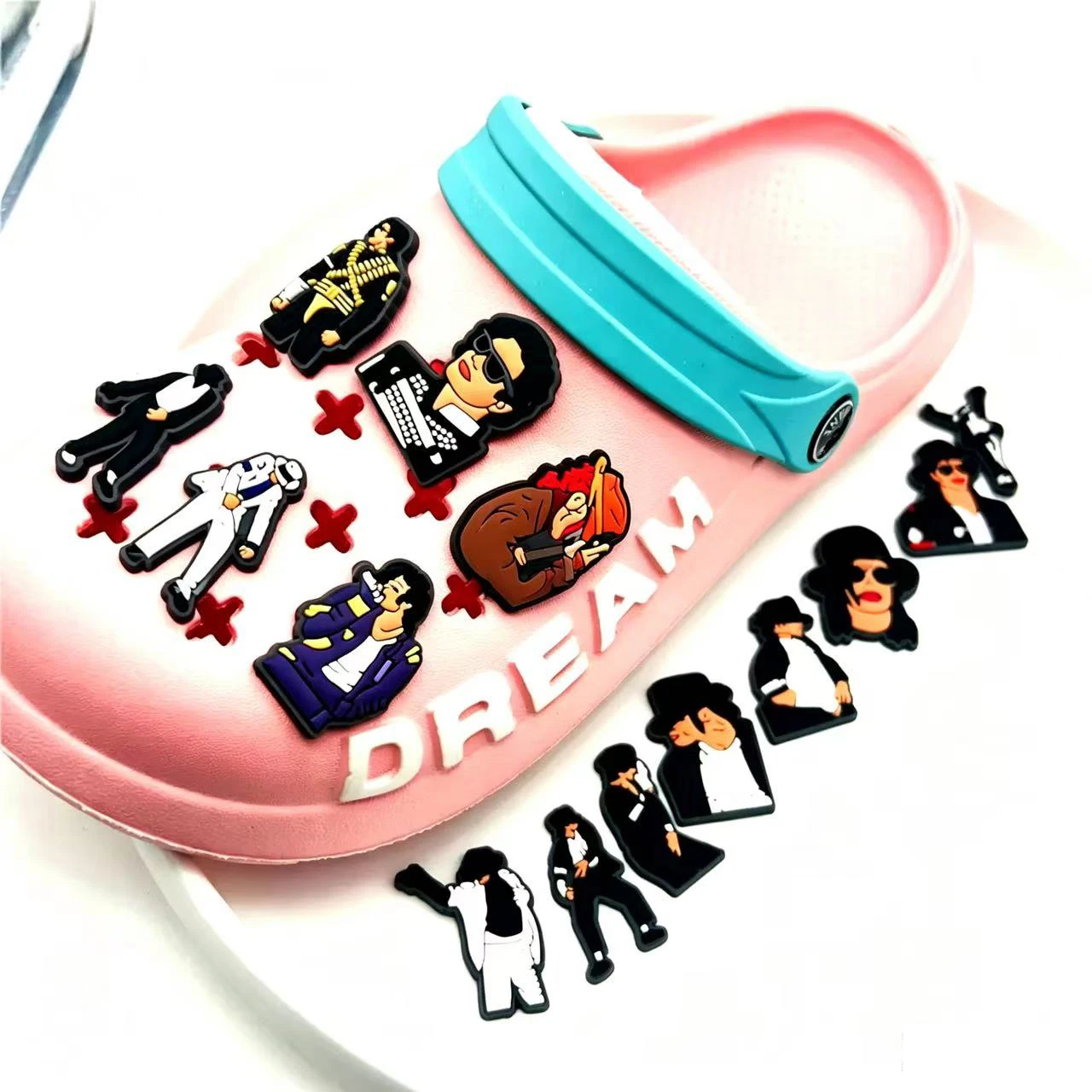 14-100pcs Popularity Shoe Charms For Sandals,Shoe Decoration Accessories Shoe Pins Great Gift For Men Women