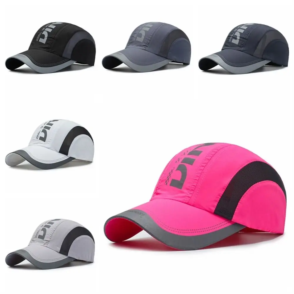 Hiking Breathable Quick Dry Cap Waterproof Snapback Sports Hat Adjustable Ultra-Thin Truck Hat Mountain Climbing