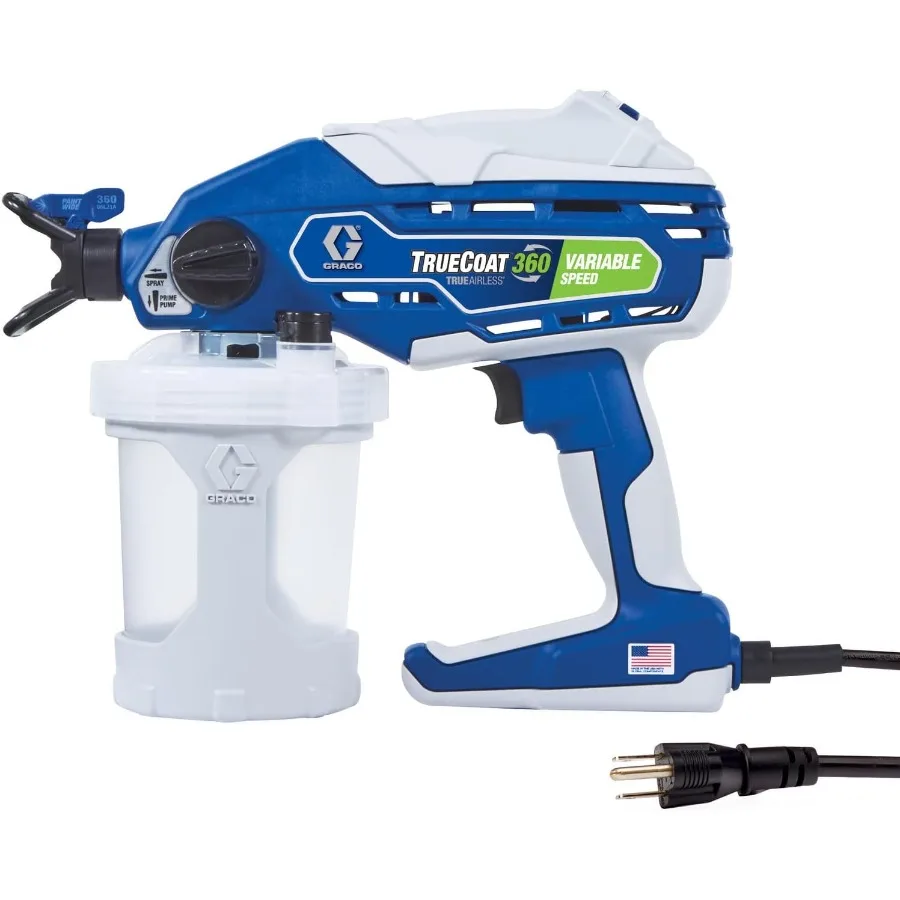 

26D283 TrueCoat 360 Variable Speed Paint Sprayer for Professional and DIY Use with Adjustable Spray Pattern and Precision Contr