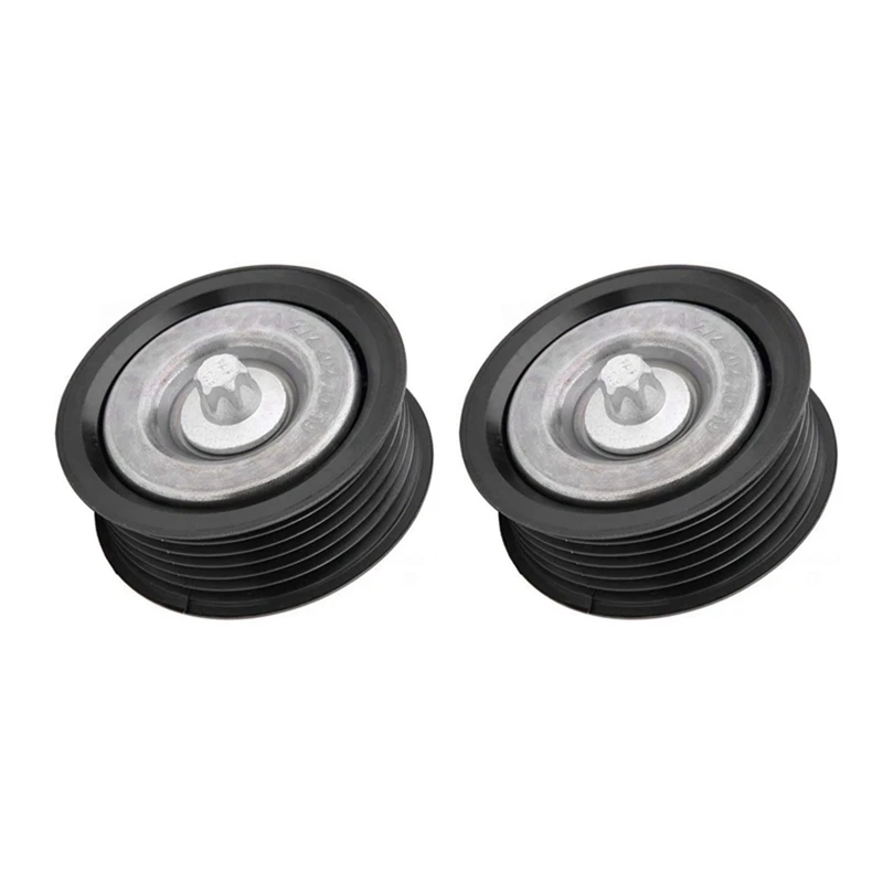 2X Belt Tensioner Idler Pulley 2722021019 For For Mercedes Benz C230 C320 E320 E500 S430 M272 M273