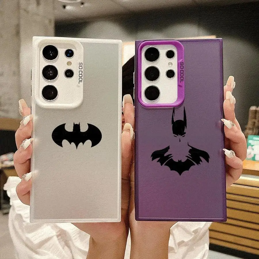 Marvel Bat Spider for Vivo Y22S Y27 Y30 Y50 Y91 Y93 V23 Y15s Y16 Y17s Y21 V23e Y30i V25Pro V27E V29 Silver Phone Case Cover