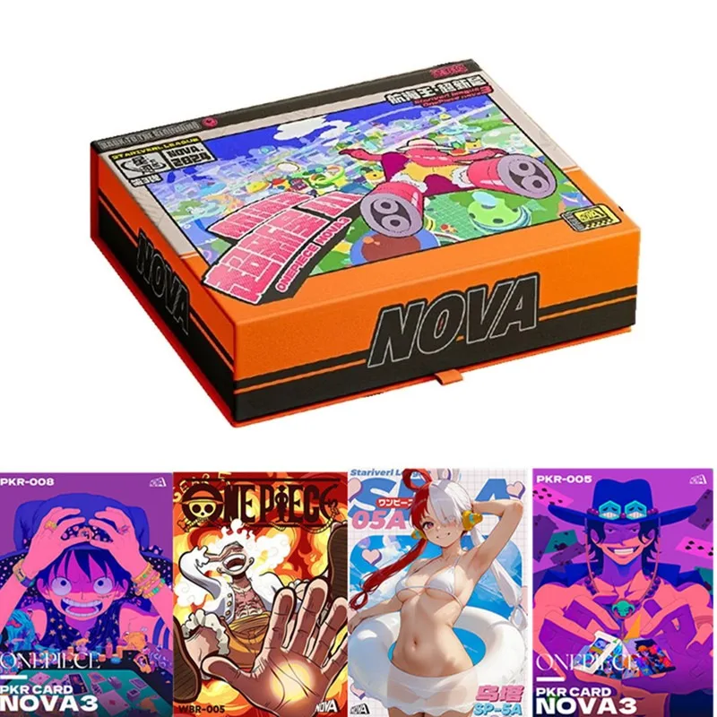 Xinghe Kameng Original ONE PIECE· NOVA3 Card Nika Luffy Loki Garp Robin Nami Anime Collection Cards Kids Toys Gifts