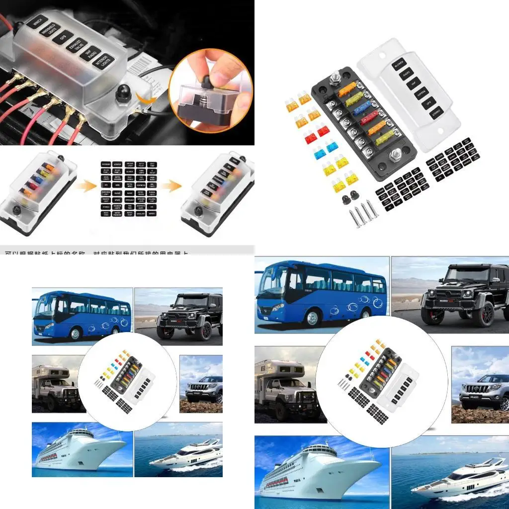 

6 Way Fuses Block со светодиодным индикатора