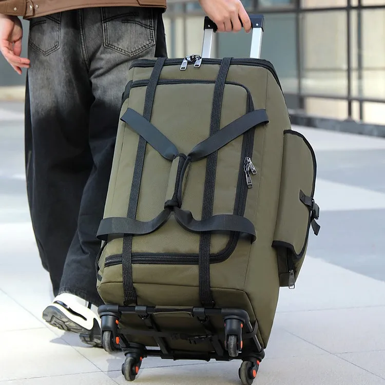Wheel Travel Bag Large Capacity Backpack Duffel Bag Outdoor Hiking Equipment Storage Bag Tugboat Bag Consignment Bag Luggage