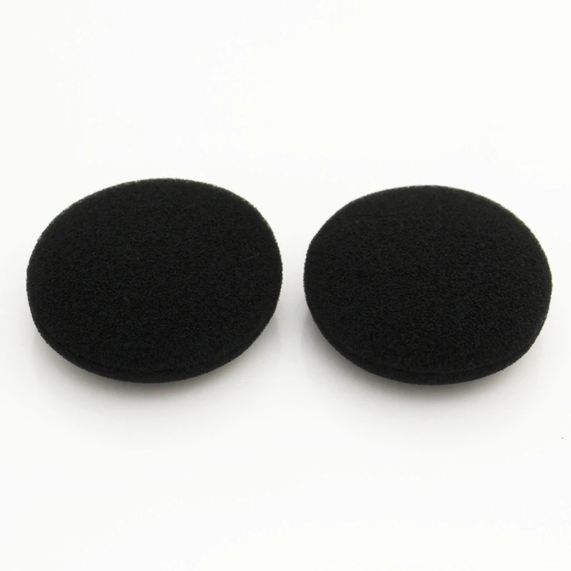 10 Pairs/lot Round 35 40 45 50 55 60 65mm Earphone Cover Replacement Sponge Earpads Universal Ear Pads Foam Cushion Dropship