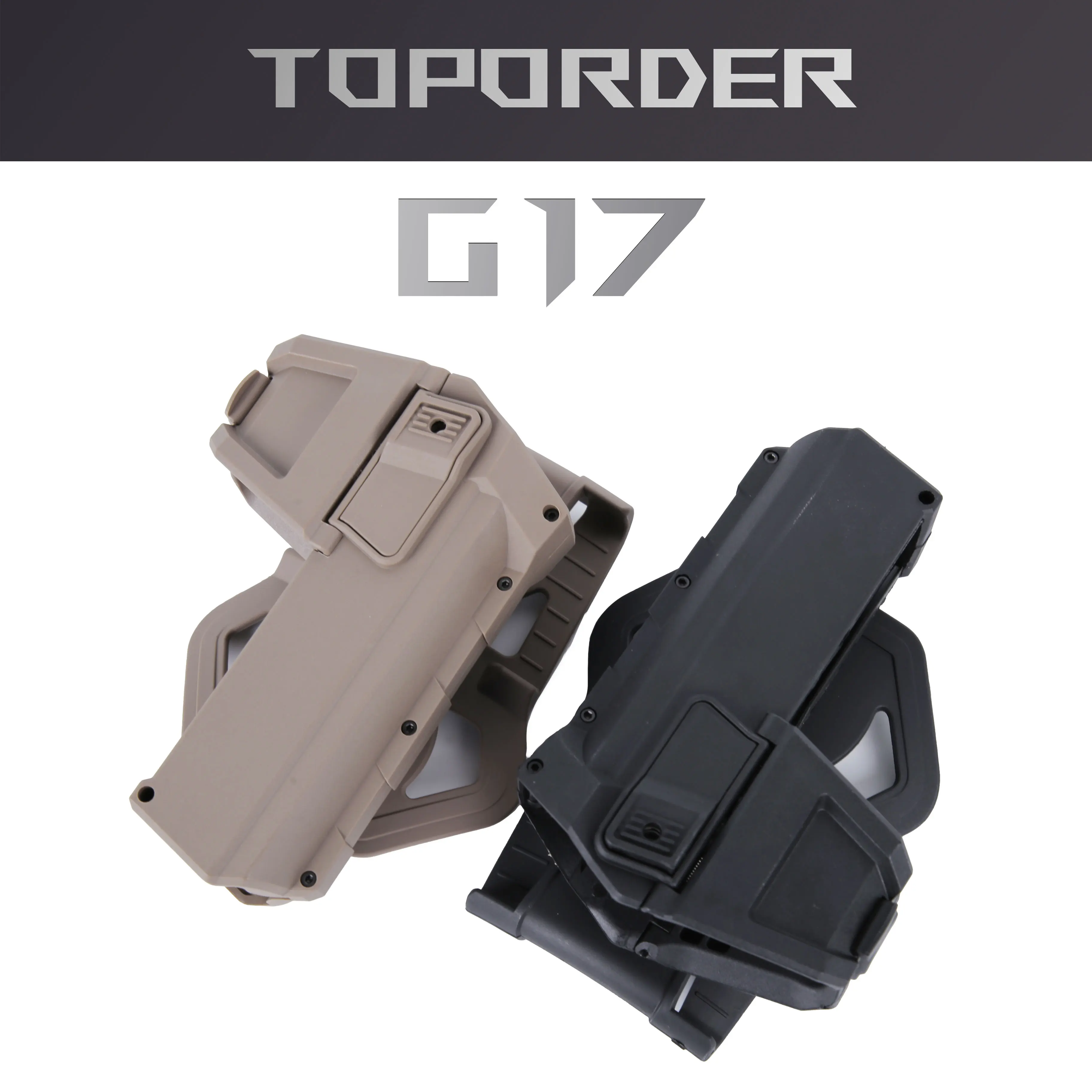 

Tactical Glock 17 18 19 Movable Pistol Holster IR Laser Flashlight Mounted Airsoft Colt G17 Lock Gun Weapon Light X300