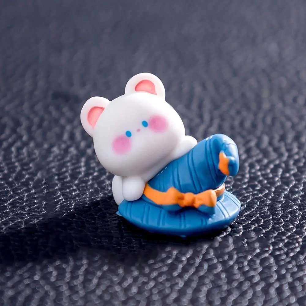 Halloween Accessories Cartoon Pumpkin Bear Multicolor Resin Desktop Knick-knack Halloween Supplies Fairy Garden