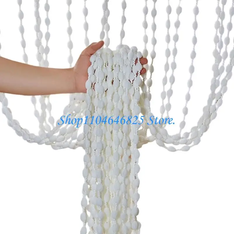 Decorative Polyester Beaded Fringes Tassels Door Curtain For Banquets Ceremony Backdrops Quick Installation Design
