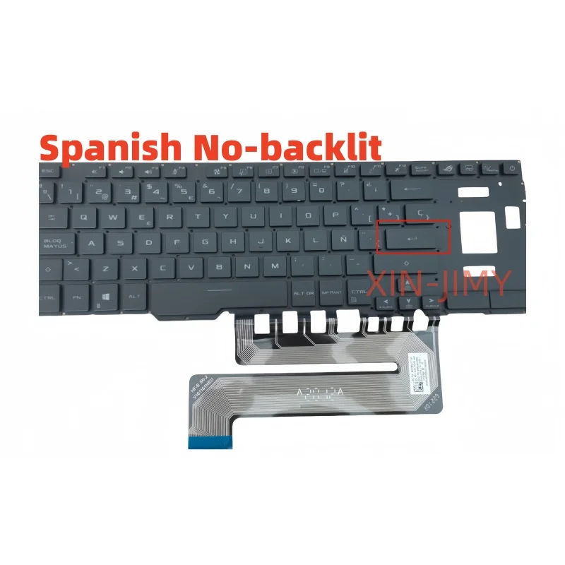 

Spanish black Laptop keyboard For Asus GX550L GX551Q GX551QS GX551QM GX551QR V161126KE1-SP without backlit