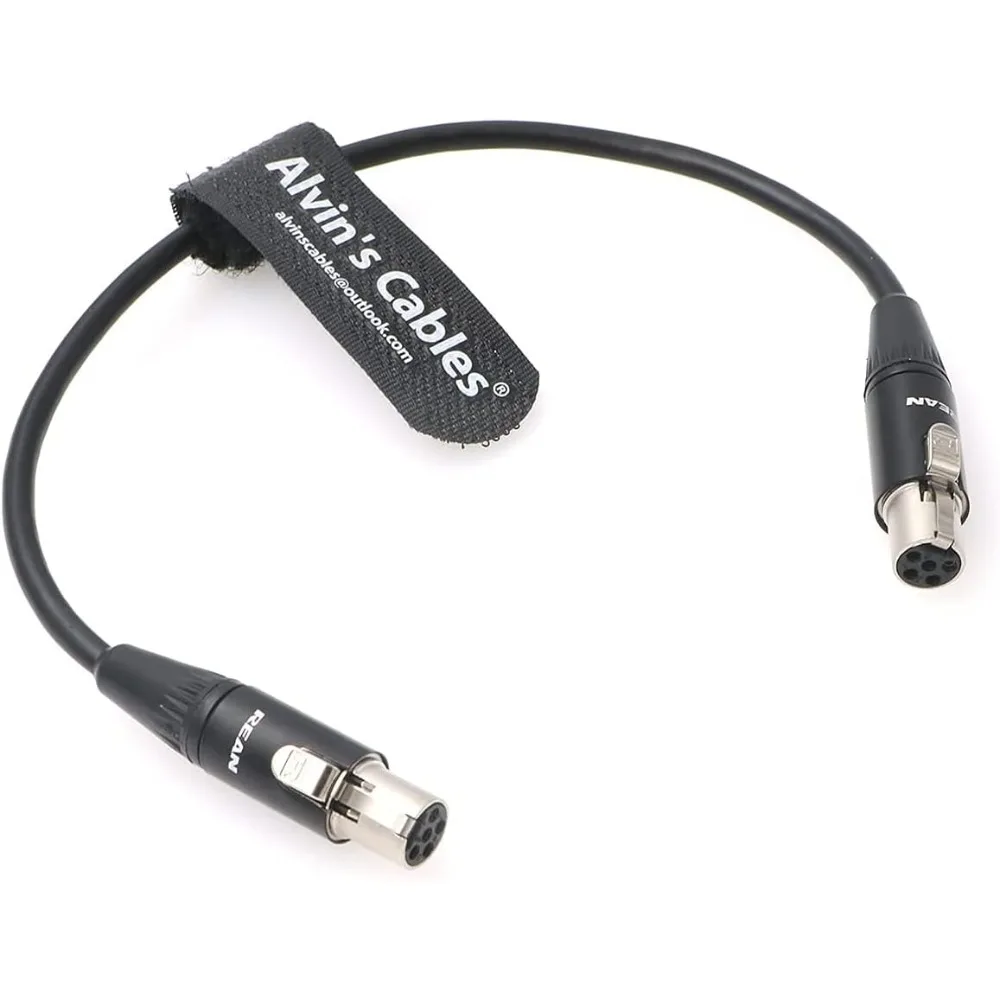 Ta5f to Ta5f Mini XLR 5 Pin Female Audio Cable for Zaxcom Nova Mixer to Lectrosonics UHF Receiver Alvin’s Cables