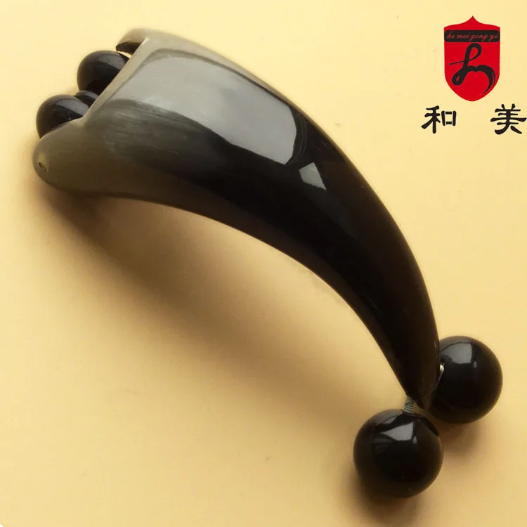 

Ox Horn Y-образный массажный ролик с двойной головкой, портативный массажный инструмент для шеи, спины, лица и тела для расслабления мышц, ручная косметическая палочка