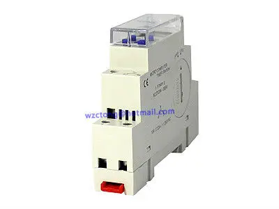 DIN Rail micro computer timer switch AC/DC 24-265V ZYT20 Slim Digital timer 10A 250VAC