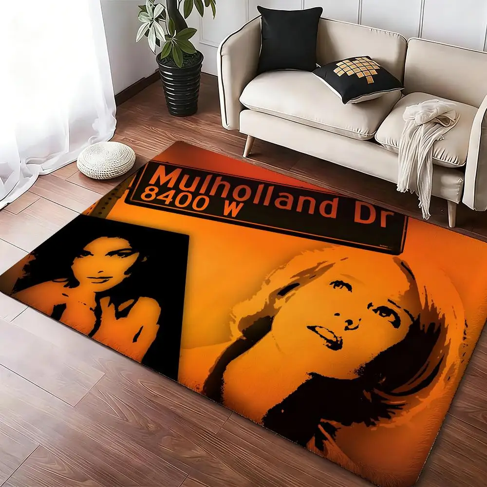 Mulholland Drive Floor Mat Soft Thickened Absorbent Non-Slip Bedroom Living Room Door Mat Home Decor Flannel Rugs