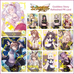 Goddess Story 2M06 series Amiya Anime characters Bronzing game collection flash card Children's cartoon toys Christmas gift