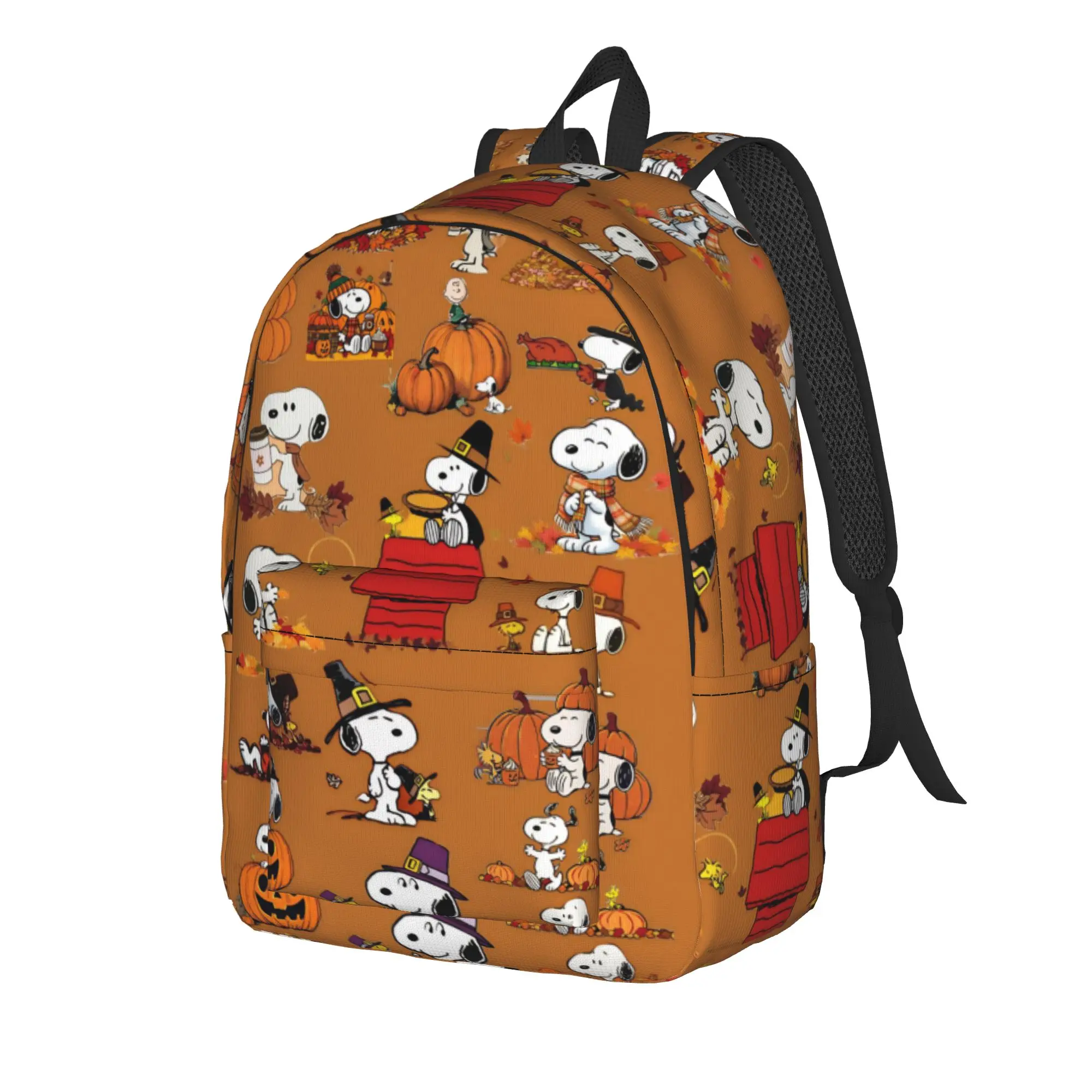 Snoopys Fall Fashion Backpack Durable Student Work  Daypack for Men Women Laptop Canvas Bags