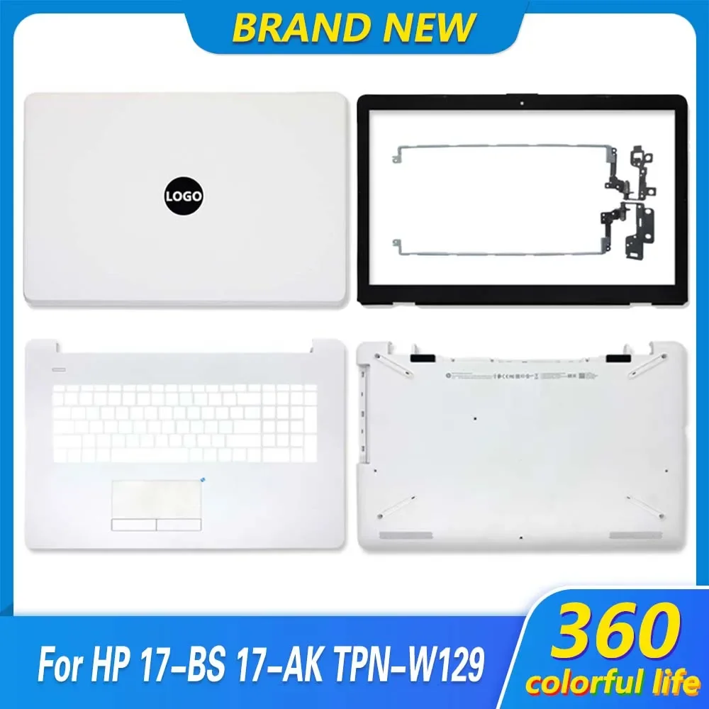 New For HP 17-BS AK 17-BR TPN-W129 TPN-W130 Laptop LCD Back Cover/FrontBezel/LCD Hinges/Palmrest/Bottom Case Screen Back Cover