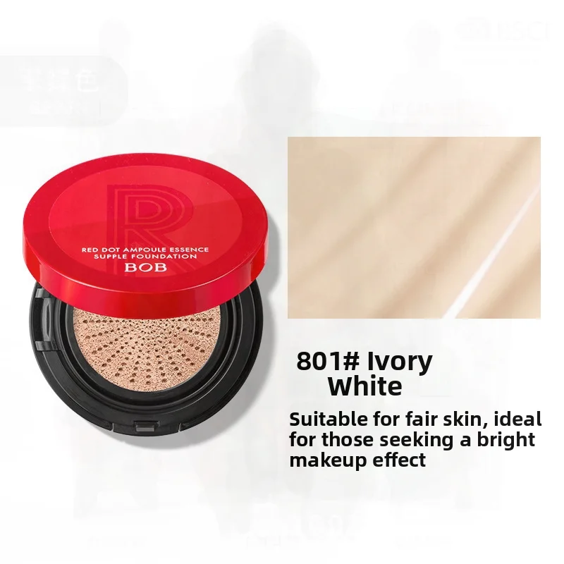 BOB ريد دوت جوهر الأساس السائل BB كريم ترطيب وسادة هوائية المخفي ماكياج لأنواع البشرة المختلطة العالمية