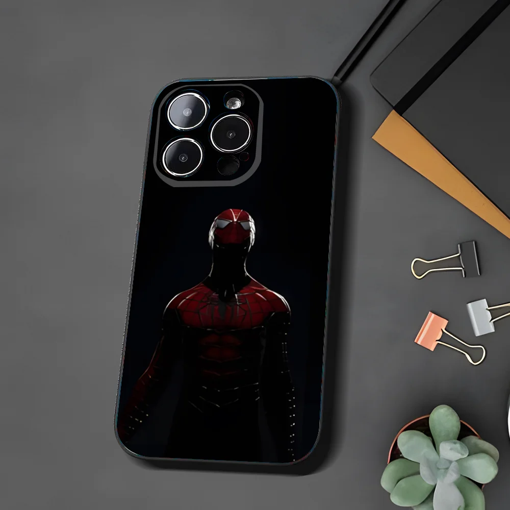 S-Spider-Man Phone Case For Xiaomi 11 Redmi Note 11 5G 8T 9A 9 10T Note8Pro Note9 12SUltra Black Case