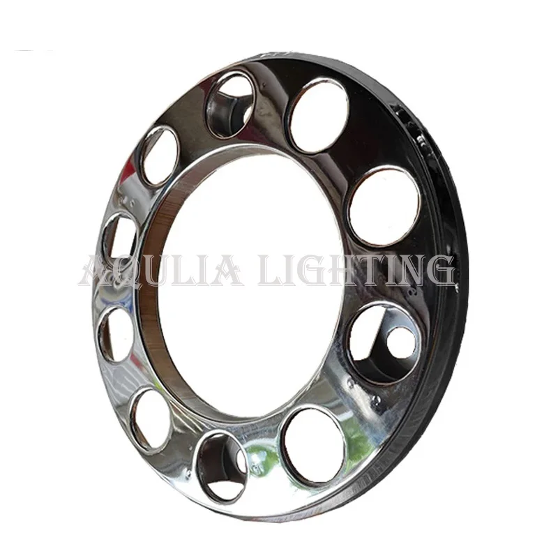 Truck Chrome Wheel Cover Fit For Volvo Benz Scania Man Iveco Daf Trucks Wheel Protecting Ring 3988730