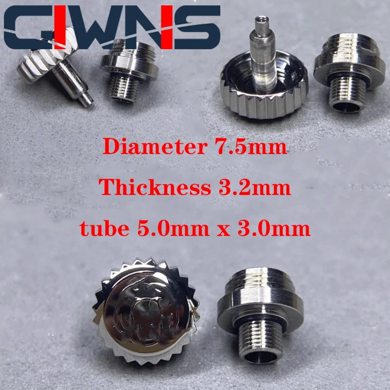 

Watch Screw Lock Head Crown Diameter 7.5mm Thick 3.2mm Accessories For Tudor Black Bay