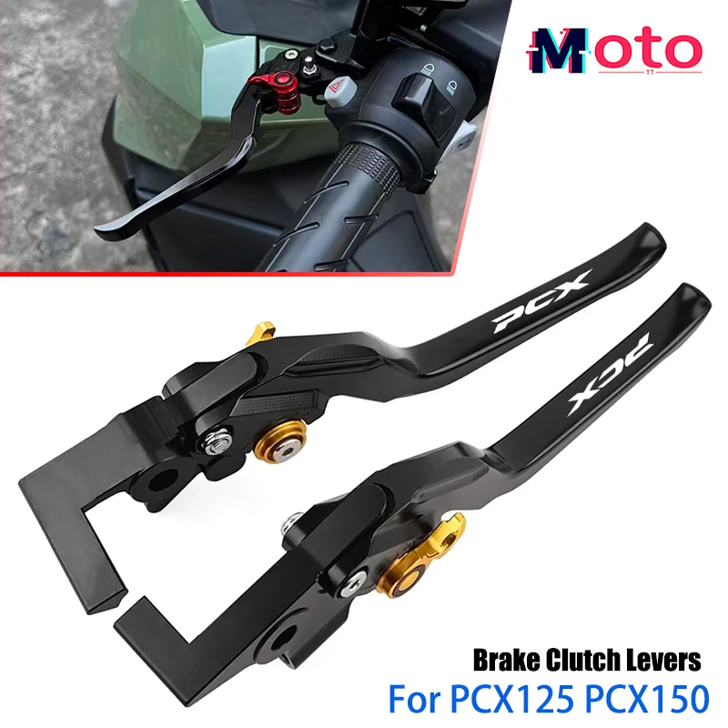 For Honda PCX160 PCX 160 pcx160 2020-2025 Motorcycle Accessories Aluminum Brake Clutch Levers Adjustable Long Handle