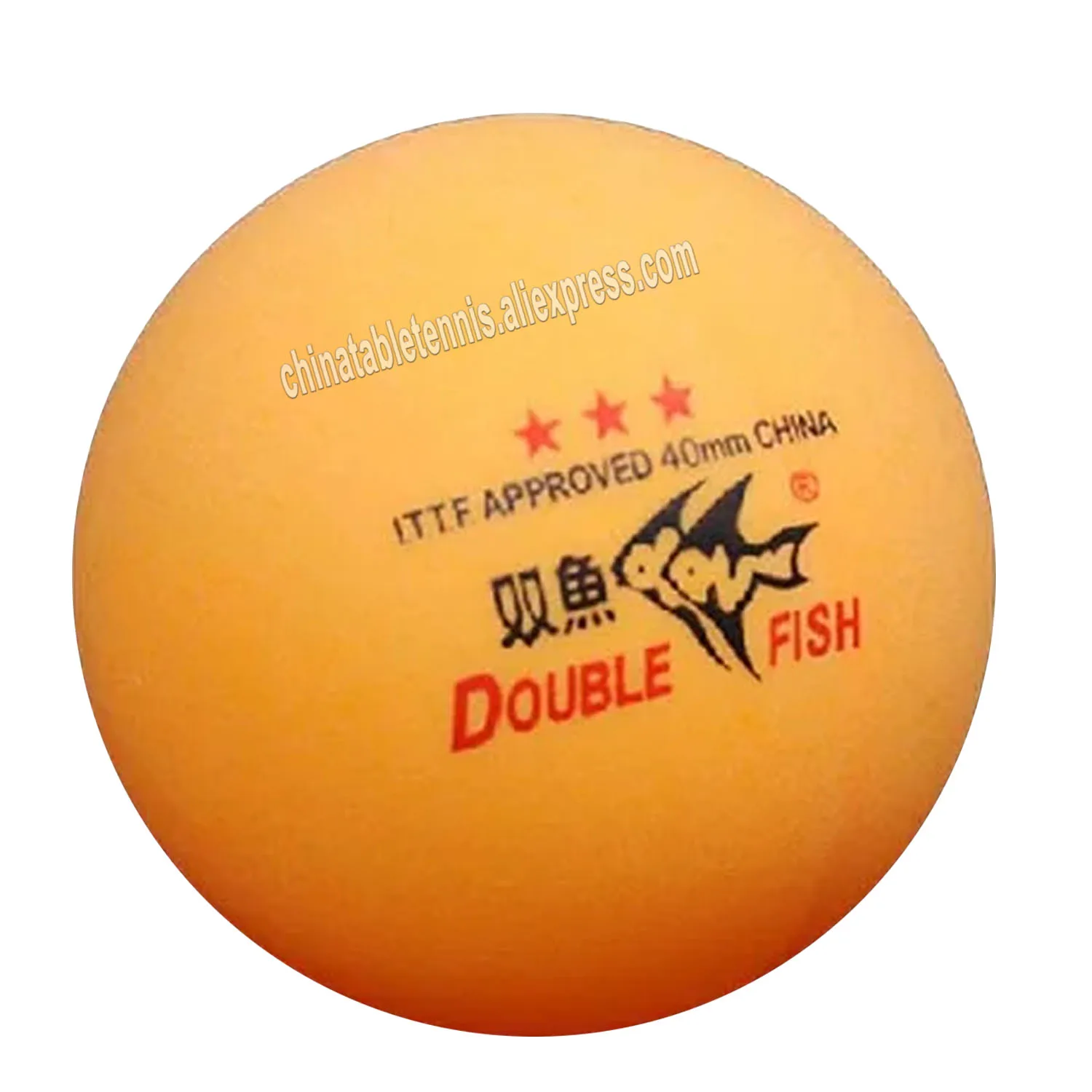 

30 шариков для настольного тенниса Double Fish, 3 звезды, 3 srar, 40 мм, оранжевые, для пинг-понга