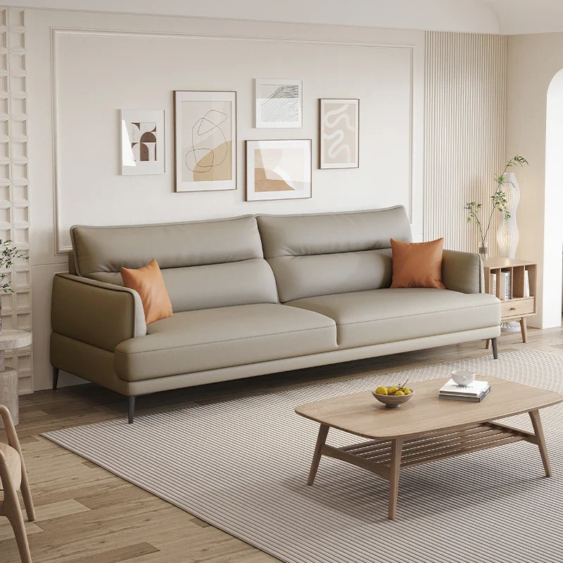 

-knockdown Furniture Supplier 3 Seater Leather Sofa Set Gray Living Room Furniture Hotel Office Kd Sofa Set Design