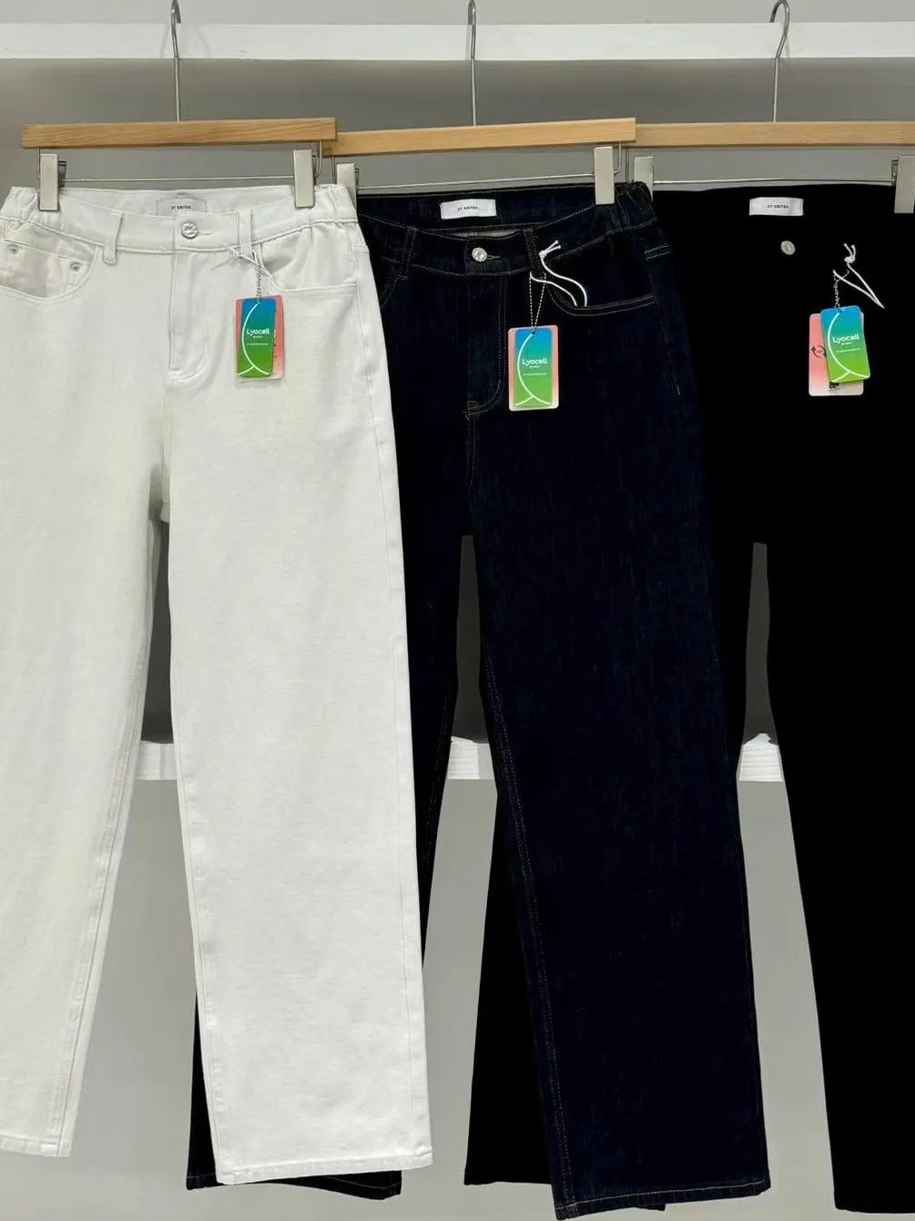 

Retro American Loose Denim Original Color Men's Jeans Slimming Straight Casual Pants Comfortable Fit Classic Sle