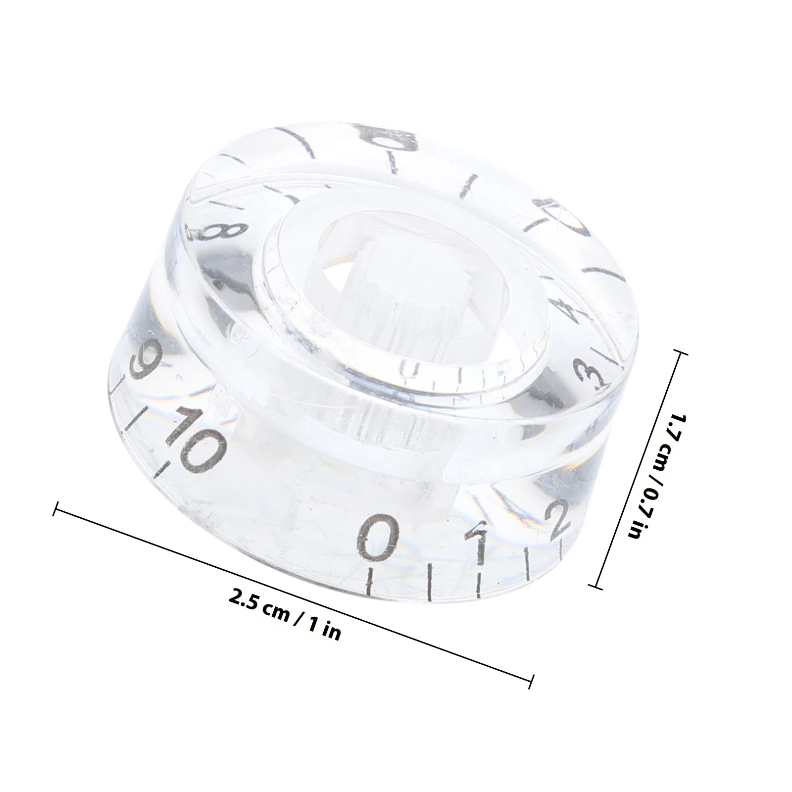 4 قطعة مقبض حجم الجهير الصلبة الاكريليك صلابة عالية واسعة قابلية التطبيق تصميم أنيق الجهد مقبض المقابض الغيتار