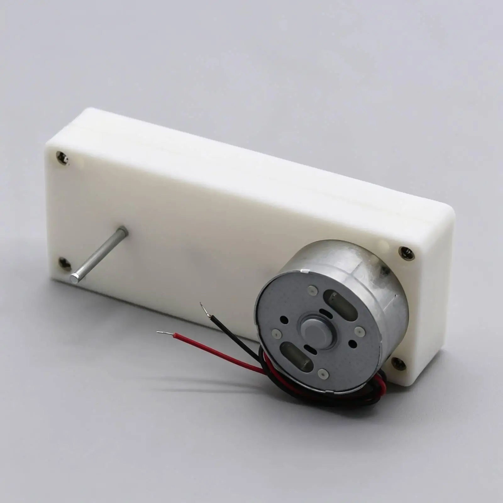 Low-Speed DC Geared Motor Compact 3V DC Gear Motor with Gearbox Lightweight for Solar-Powered Projects, Small Vehicles, Rotating